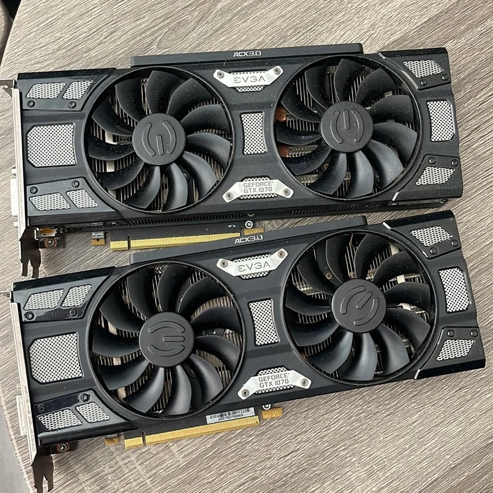 Have multiples Nvidia Gforce and Evga for sale used completely functional!